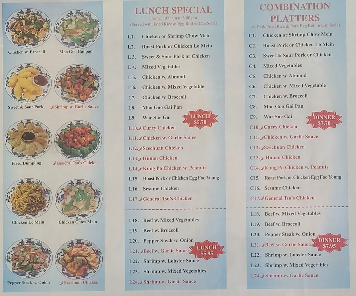 Menu China 8-5