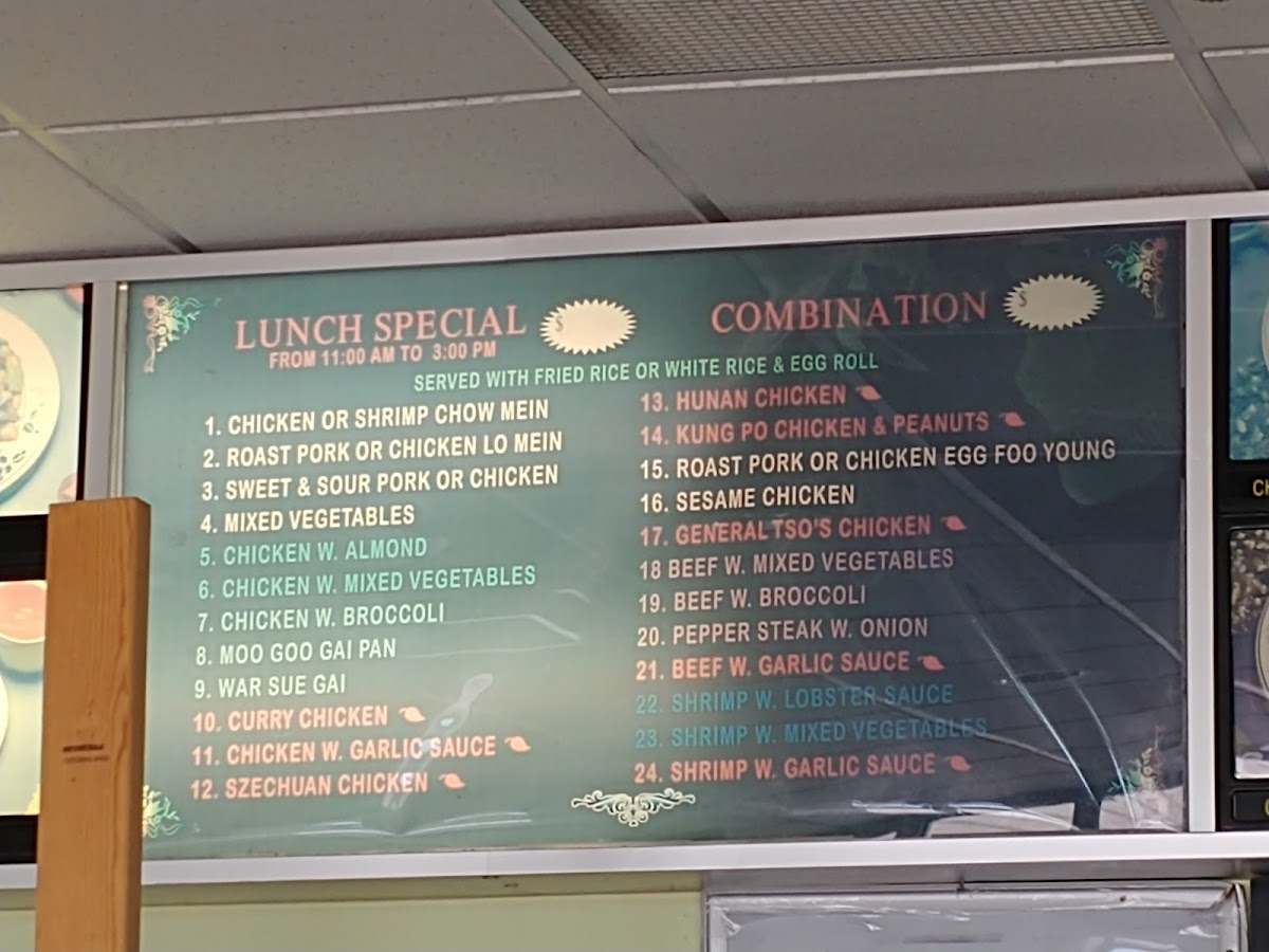 Menu China 8-9
