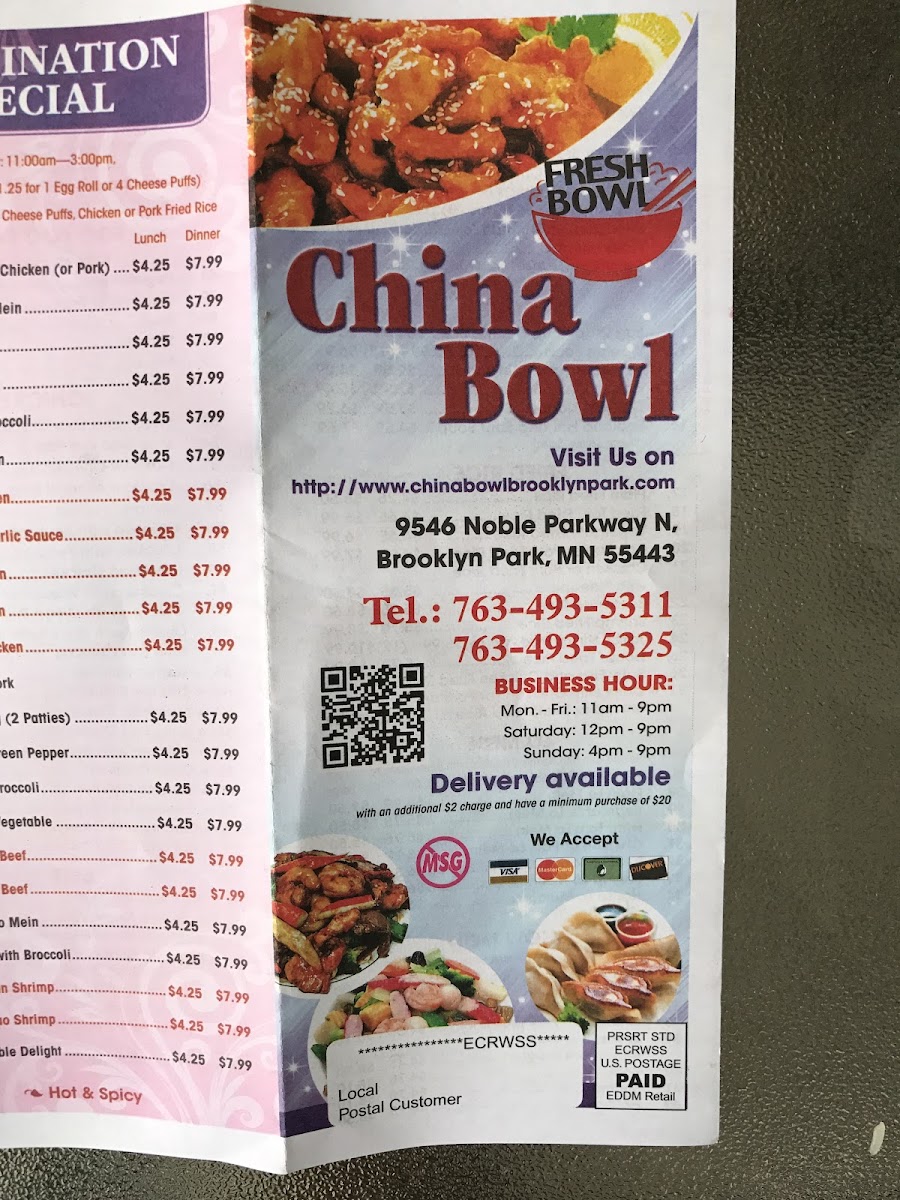 Menu China Bowl Chow Mein-4