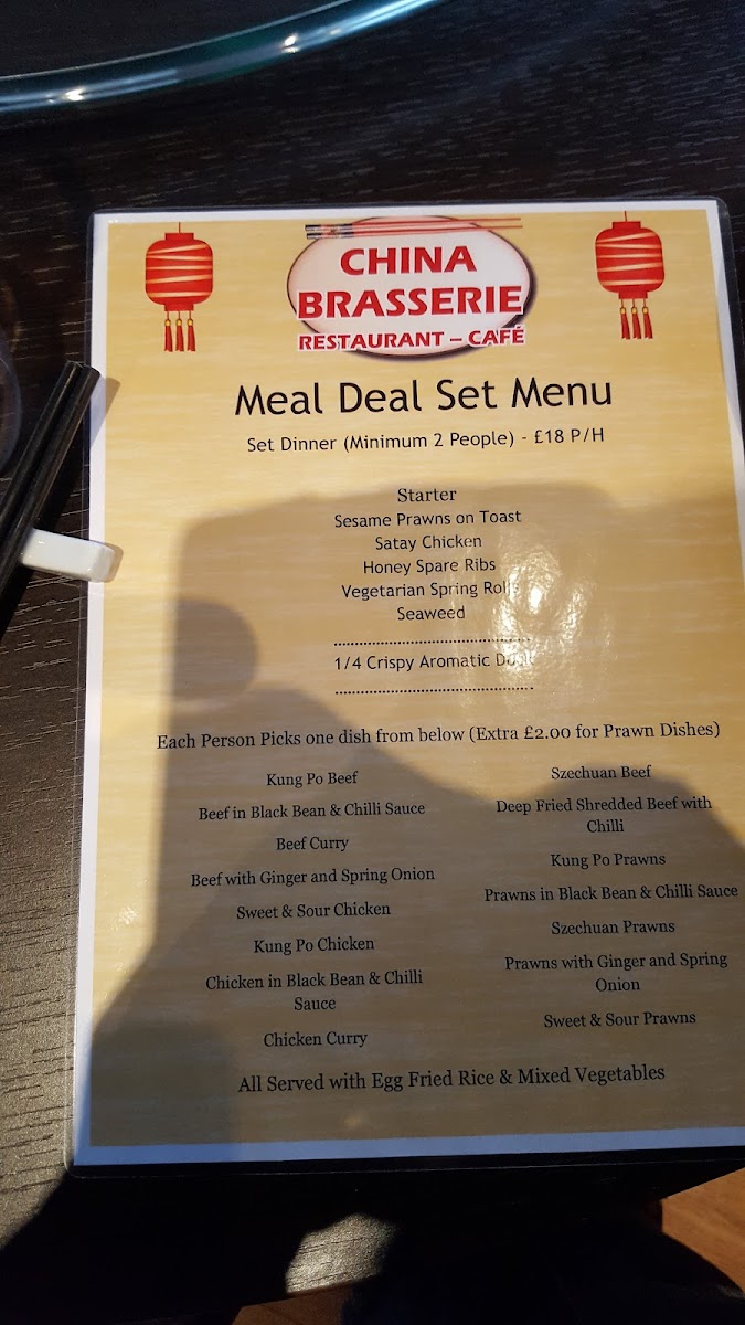 Menu China Brasserie-5