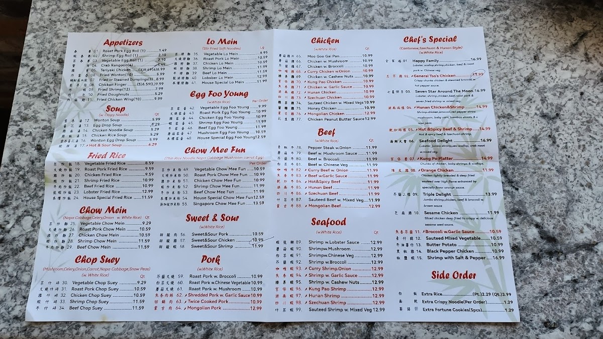 Menu China Buffet—Nobuffet-1