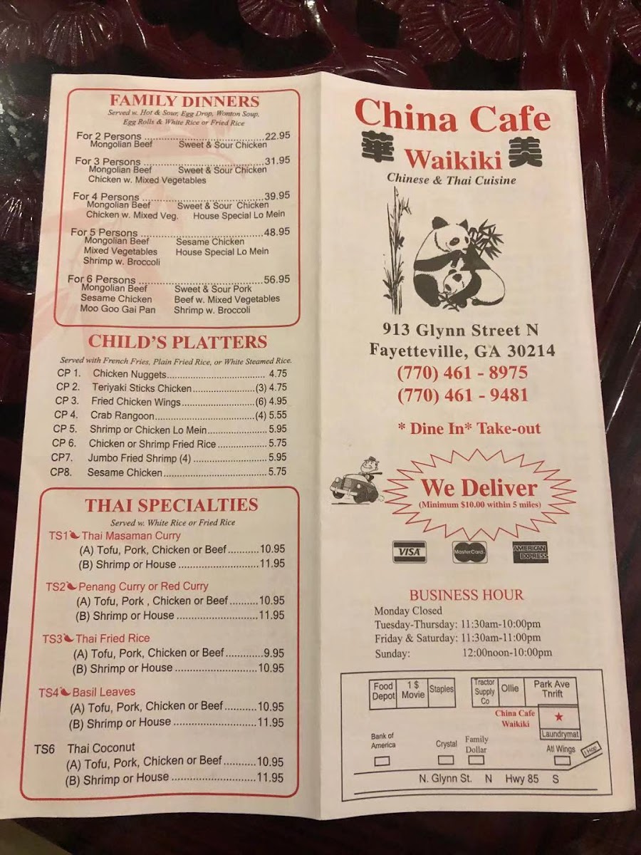 Menu China Cafe Waikiki-1