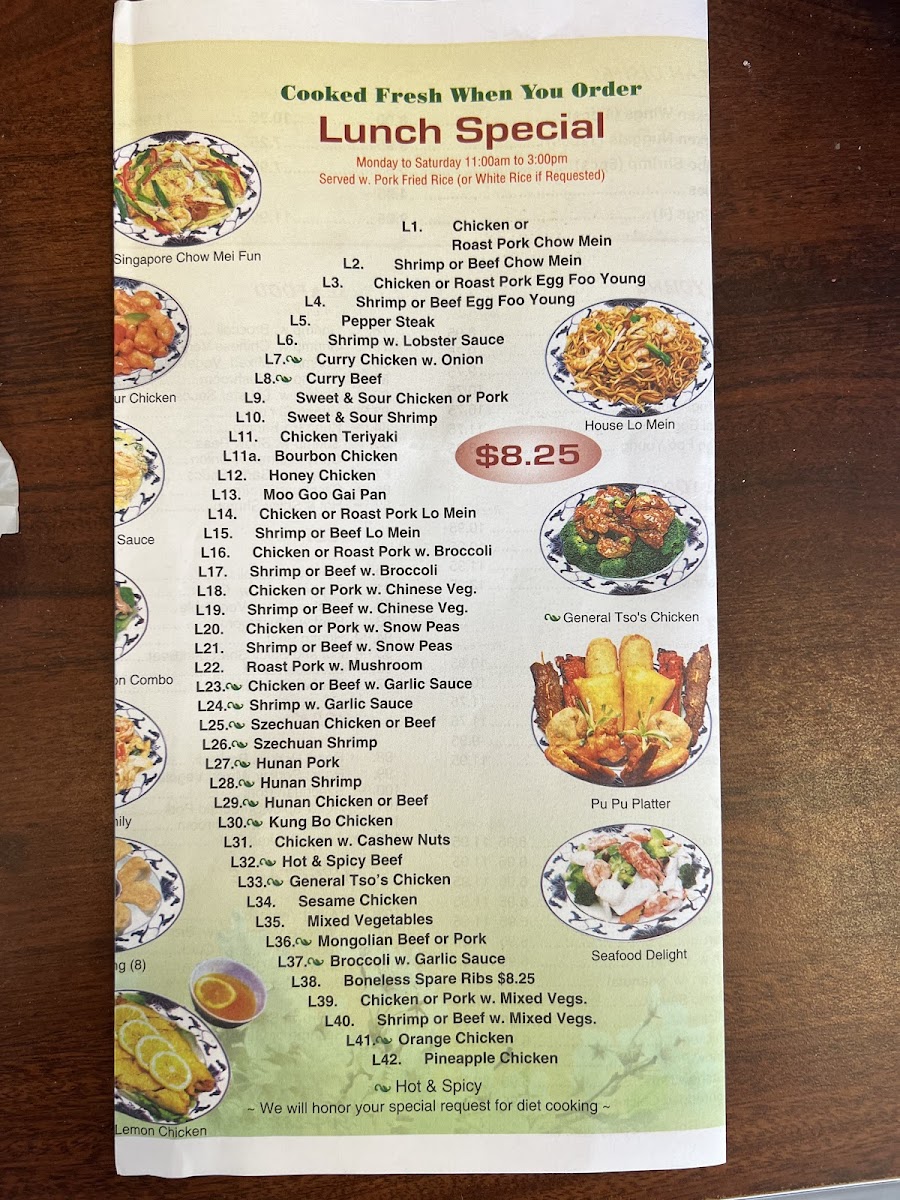 Menu China Cafe-1