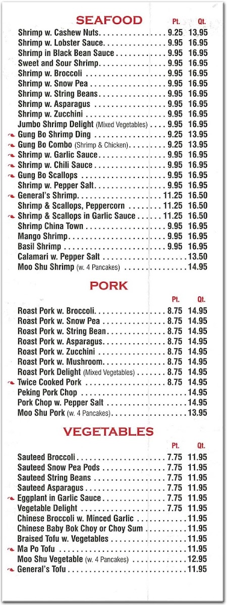 Menu China Chalet-8