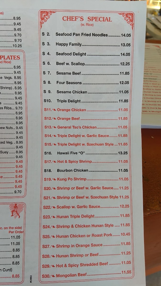 Menu China Garden Iii-7