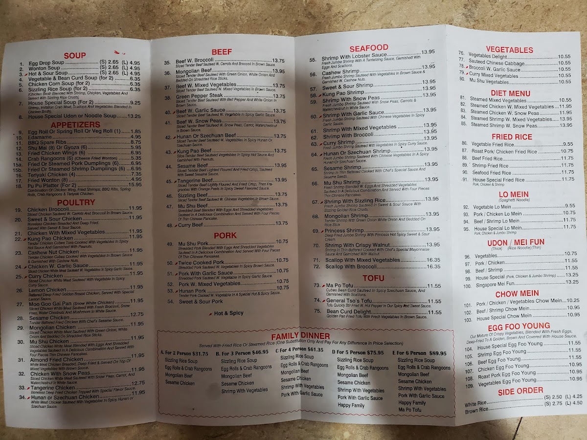 Menu China Garden-3