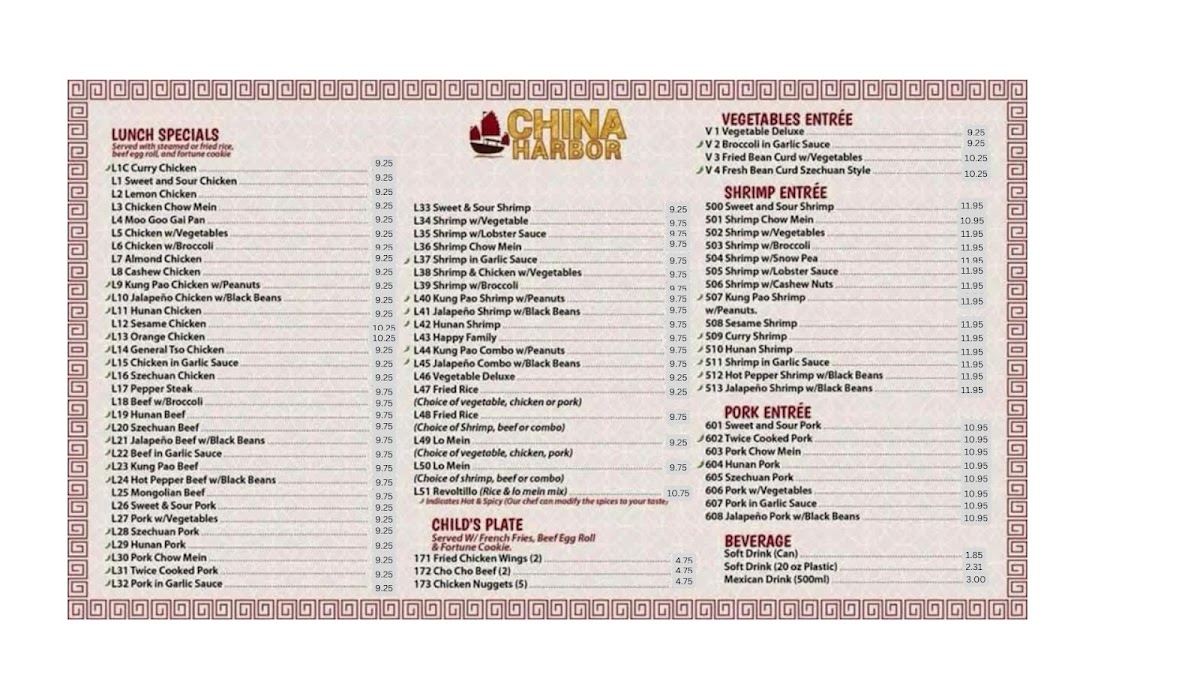 Menu China Harbor-4