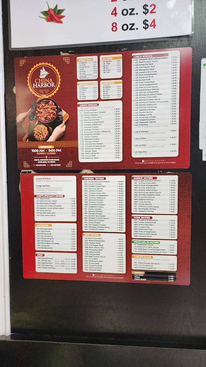 Menu China Harbor-5
