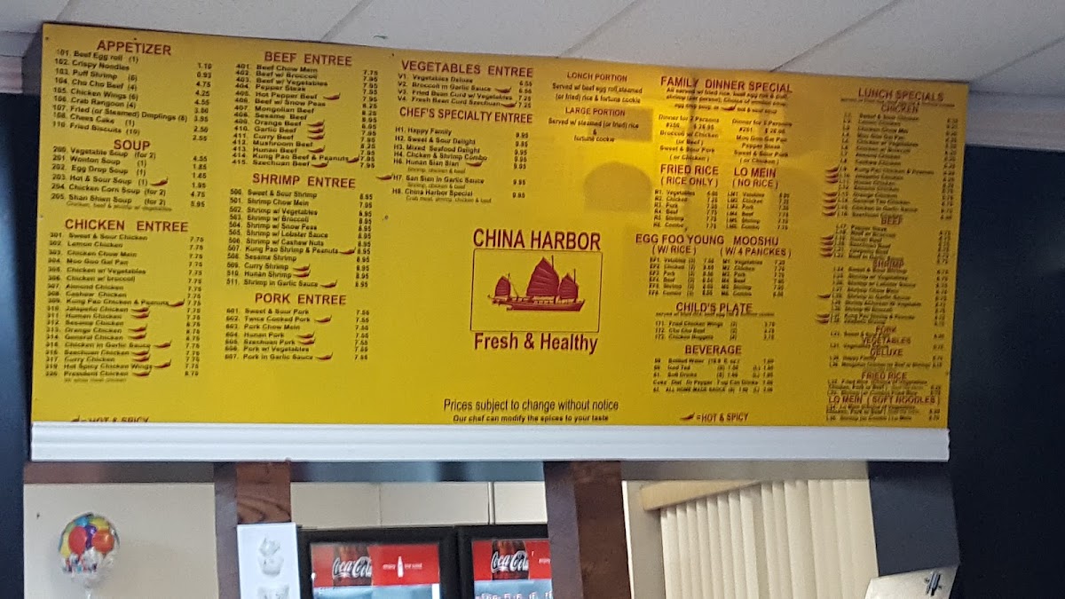 Menu China Harbor-7