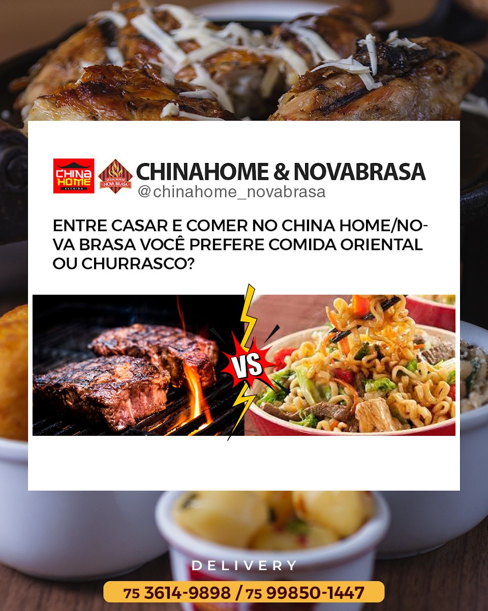 Menu China Home & Nova Brasa - Restaurante Chinês E Carnes Especiais-8