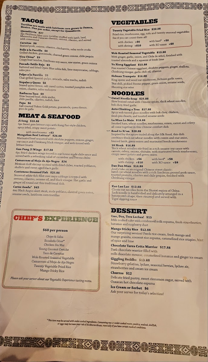 Menu China Poblano-1