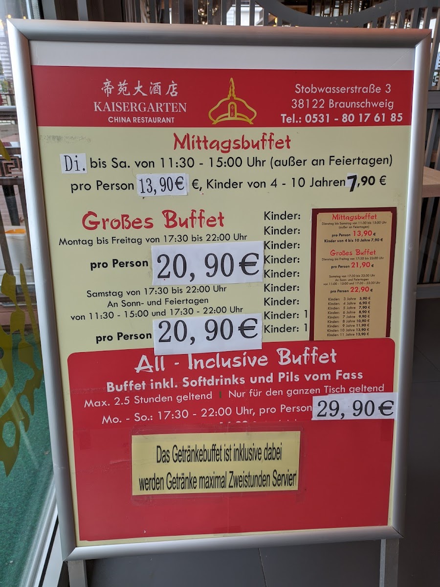 Menu China Restaurant Kaisergarten-9