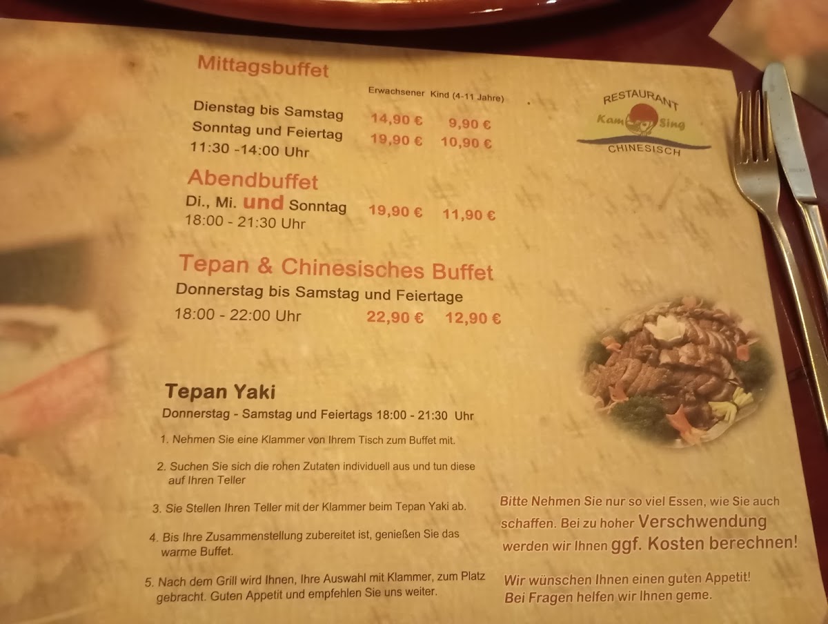 Menu China-Restaurant Kam Sing-1
