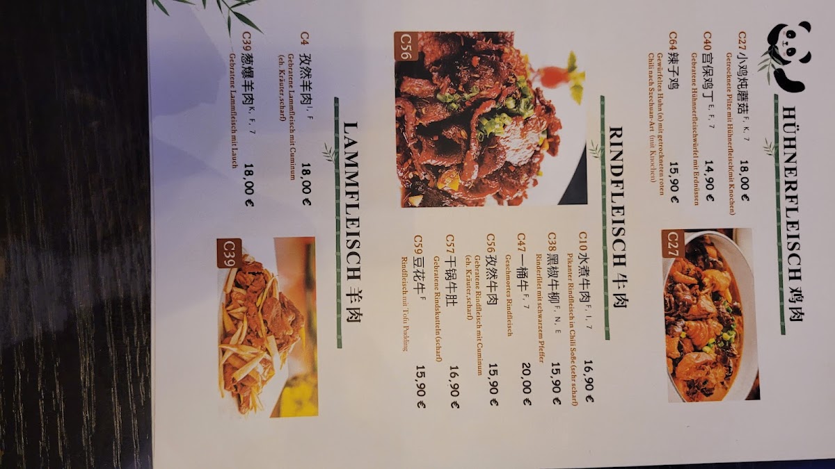 Menu China Restaurant Panda-10