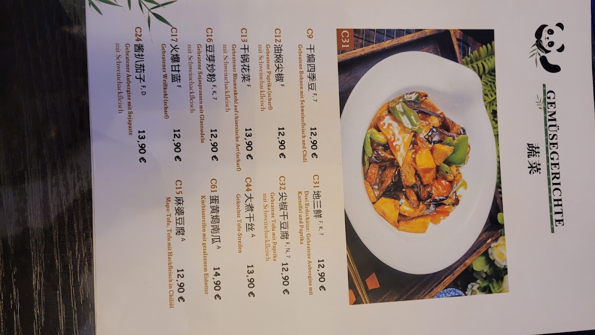 Menu China Restaurant Panda-9