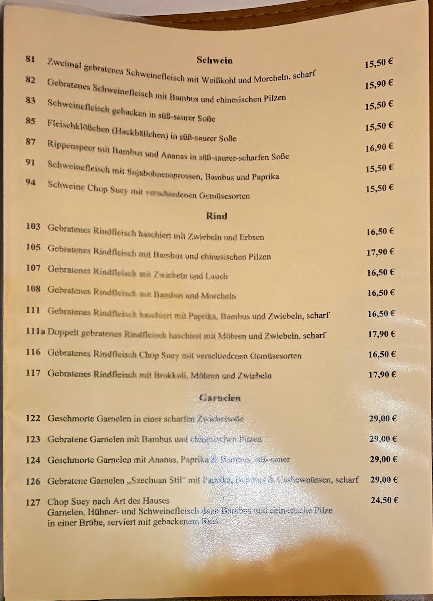 Menu China Restaurant Peking Pavillon-2
