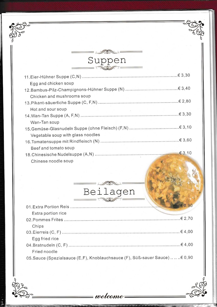 Menu China-Restaurant Shanghai-2
