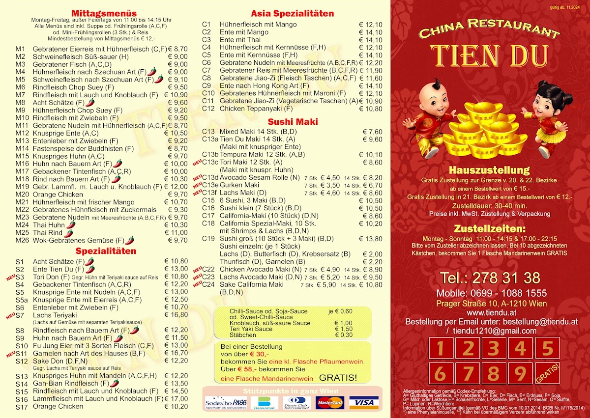 Menu China-Restaurant Tien Du-2