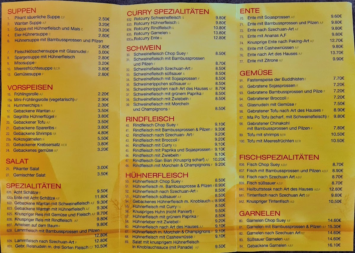 Menu China-Restaurant Wok In-4