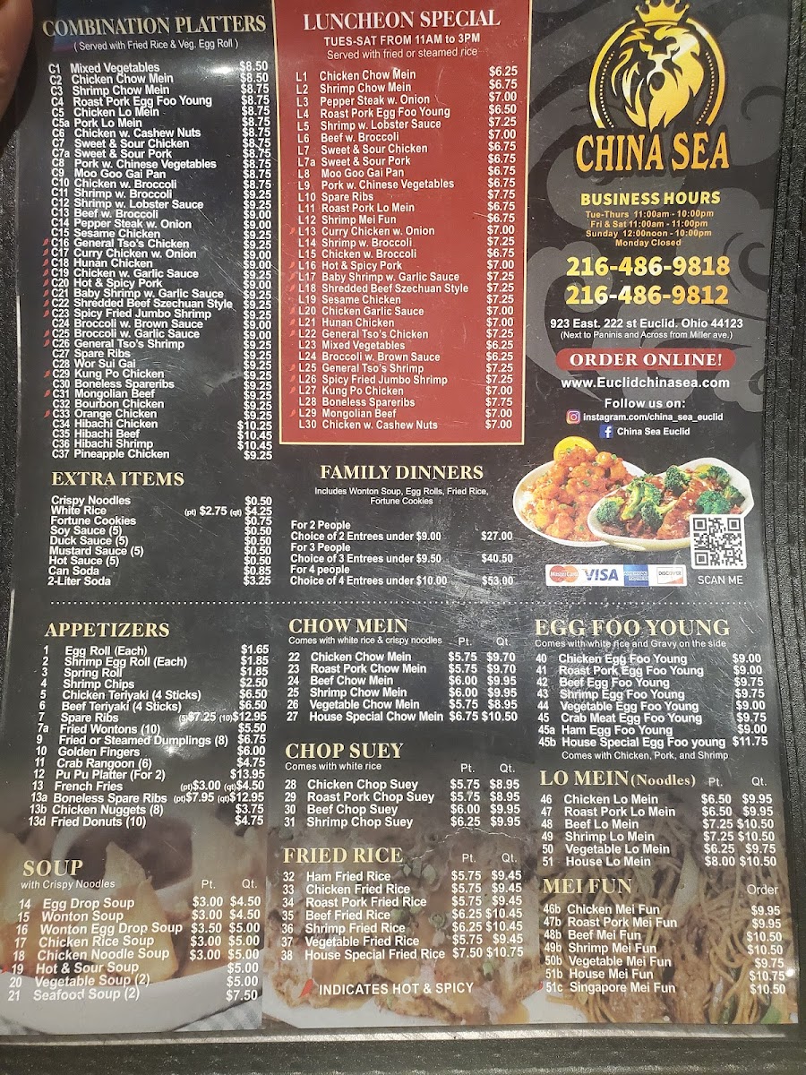 Menu China Sea-8