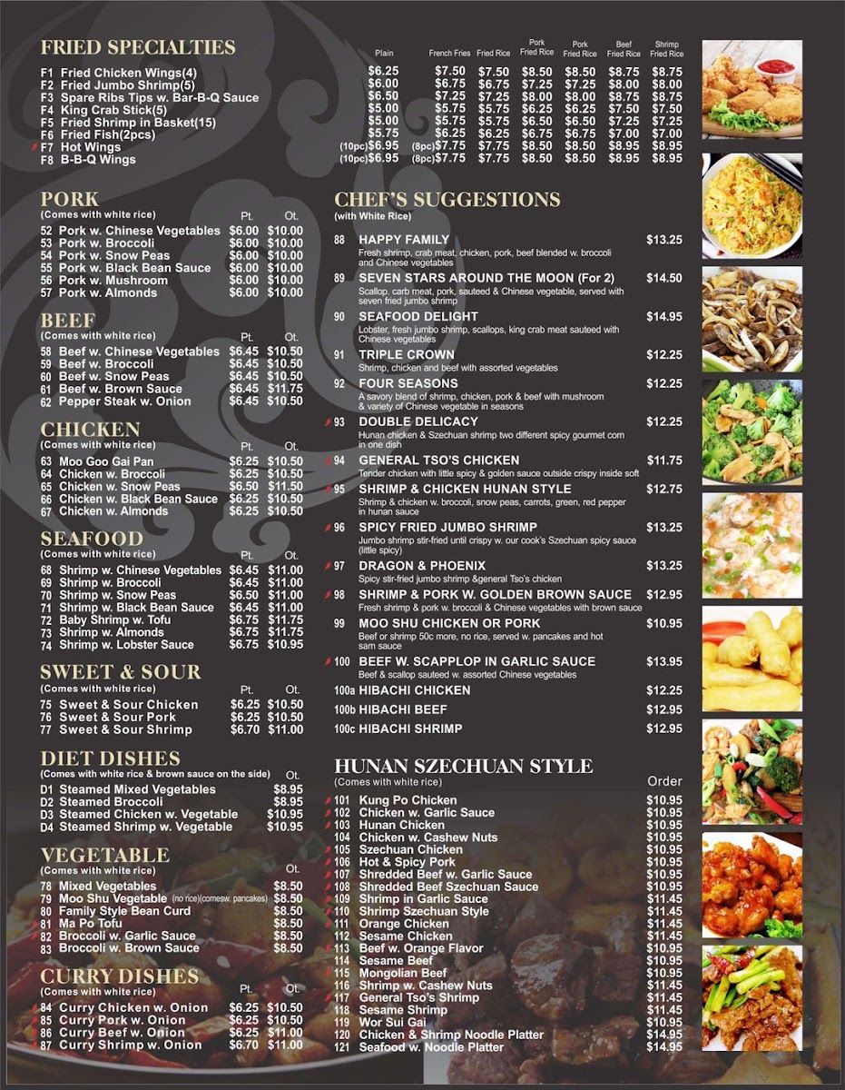 Menu China Sea-9