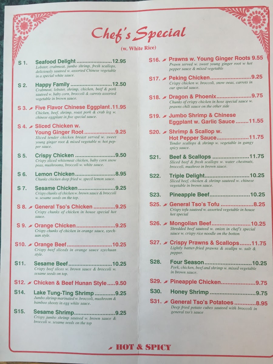 Menu China Star Chinese Restaurant-2