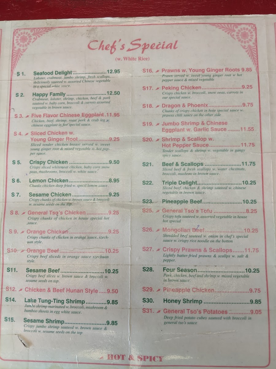 Menu China Star Chinese Restaurant-7