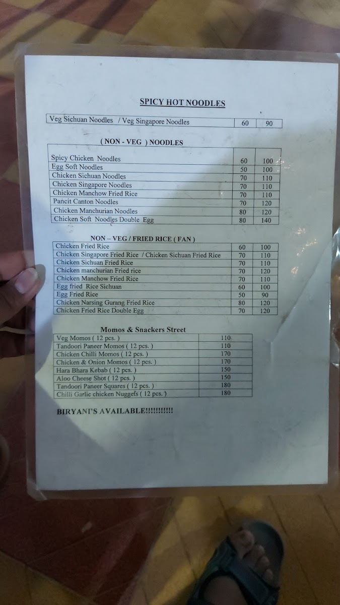 Menu China Town Chinese Restaurant-8
