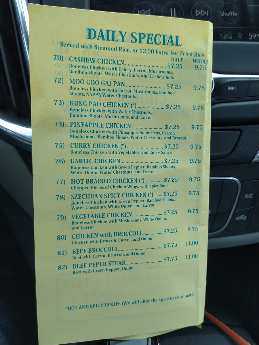 Menu China Wok Restaurant-5