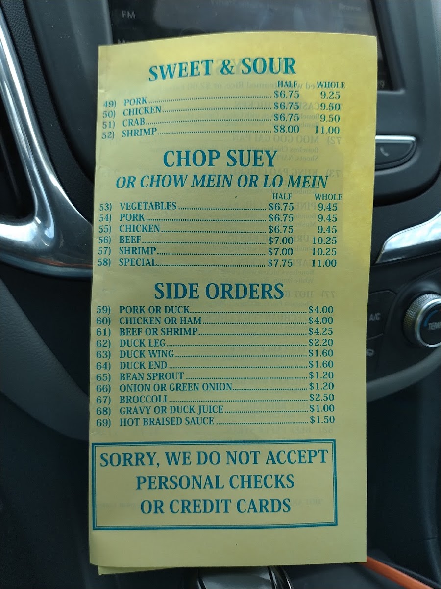 Menu China Wok Restaurant-7