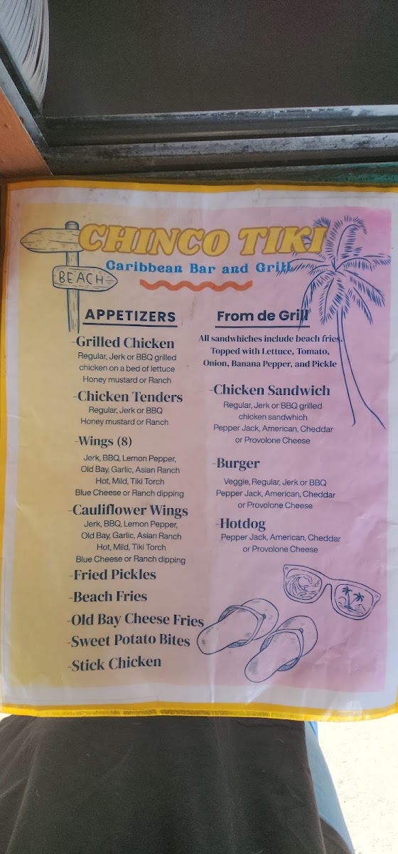 Menu Chincotiki Caribbean Bar And Grill-6