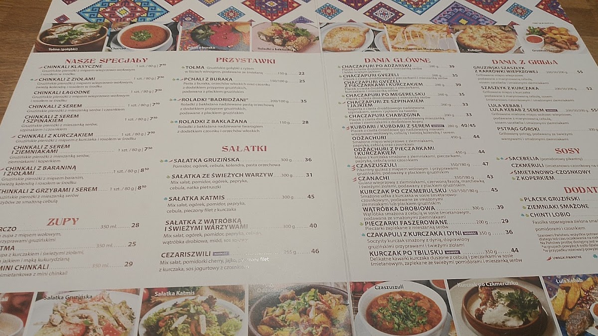 Menu Chinkalnia Restauracja Gruzińska-1