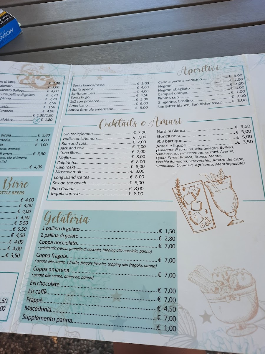 Menu Chiosco Sagittario Bibione-10