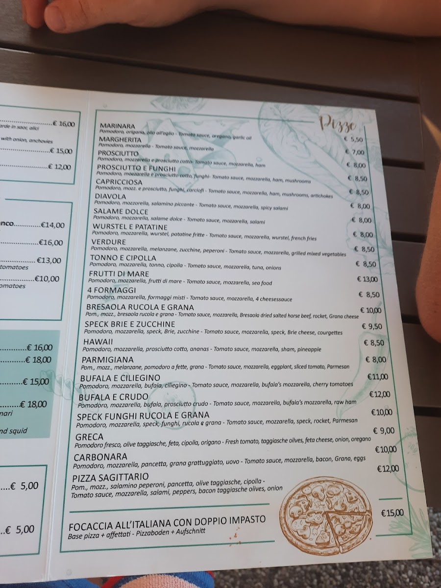 Menu Chiosco Sagittario Bibione-8