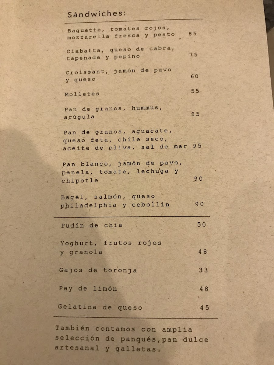Menu Chiquitito Café-10