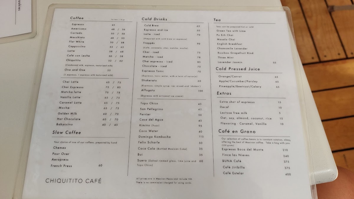 Menu Chiquitito Café-4