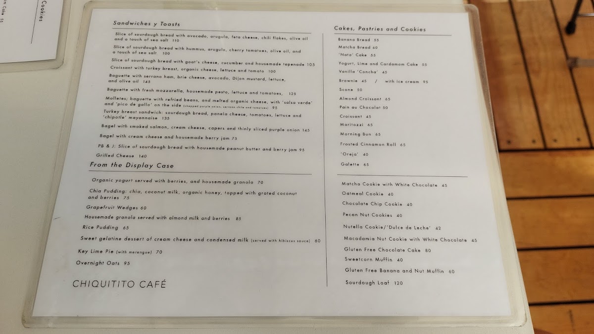 Menu Chiquitito Café-8