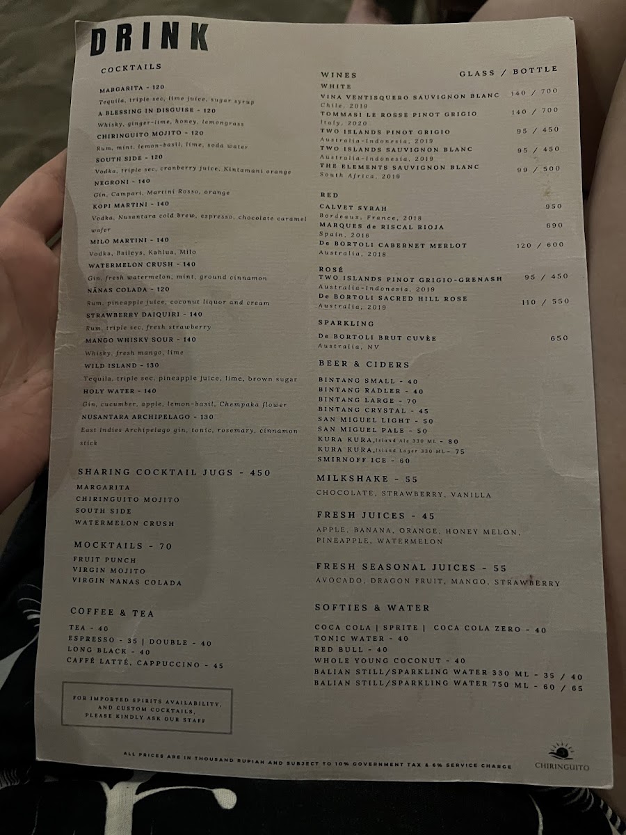 Menu Chiri Bali-7