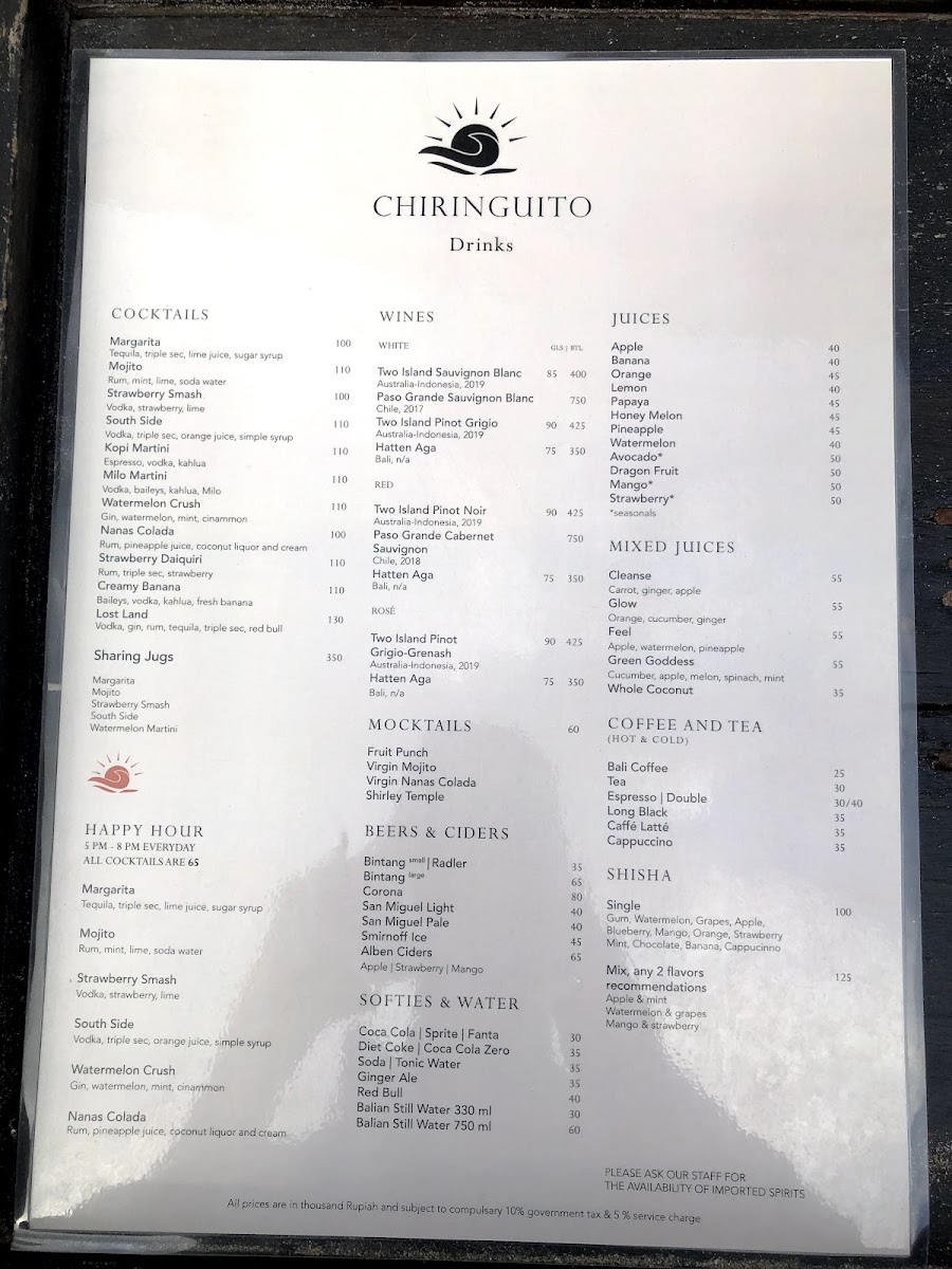 Menu Chiri Bali-8