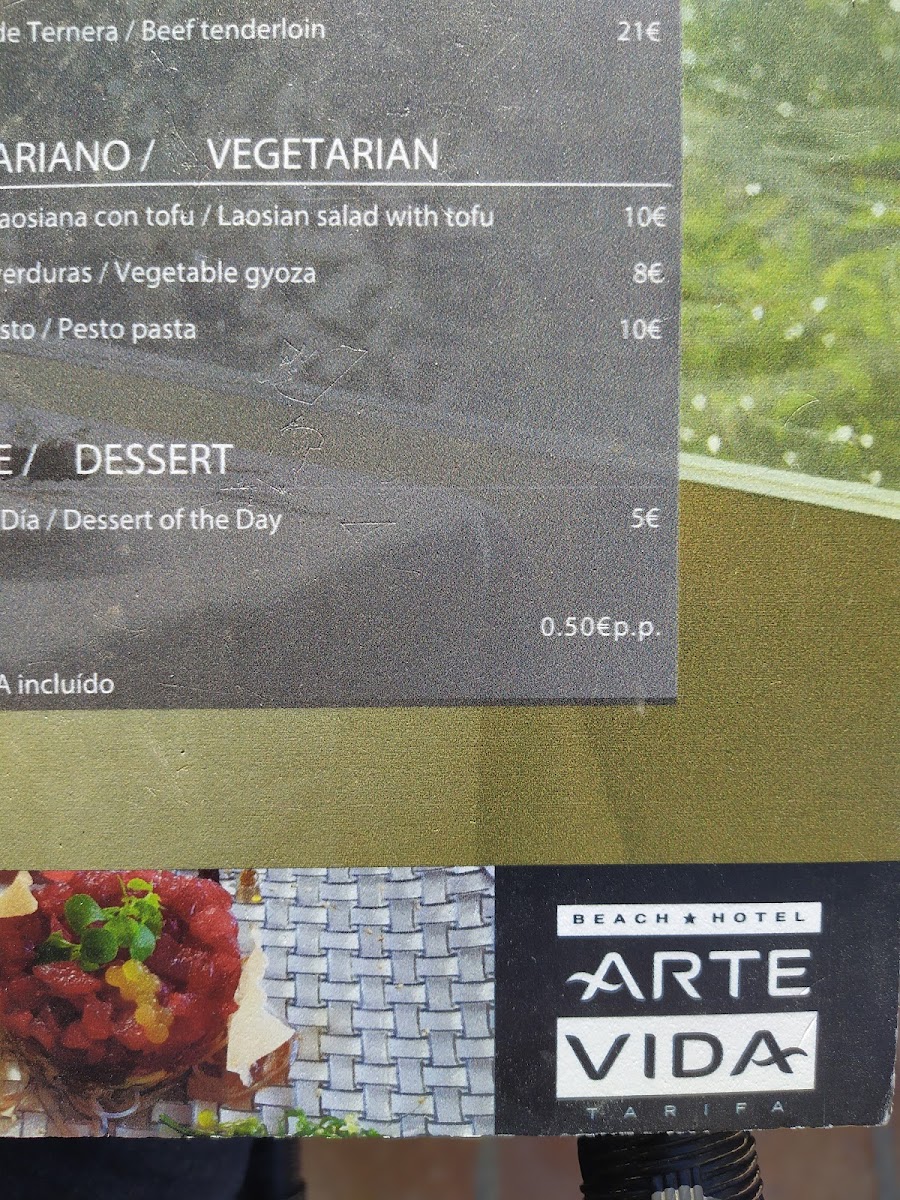 Menu Chiringuito Arte Vida-3