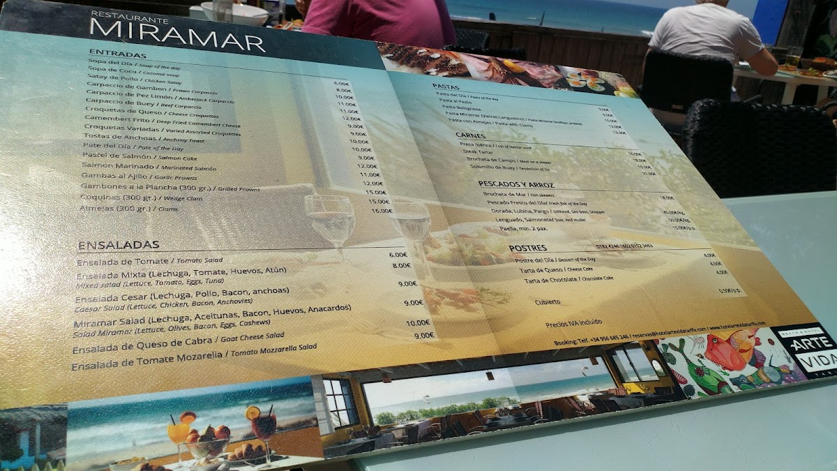 Menu Chiringuito Arte Vida-4