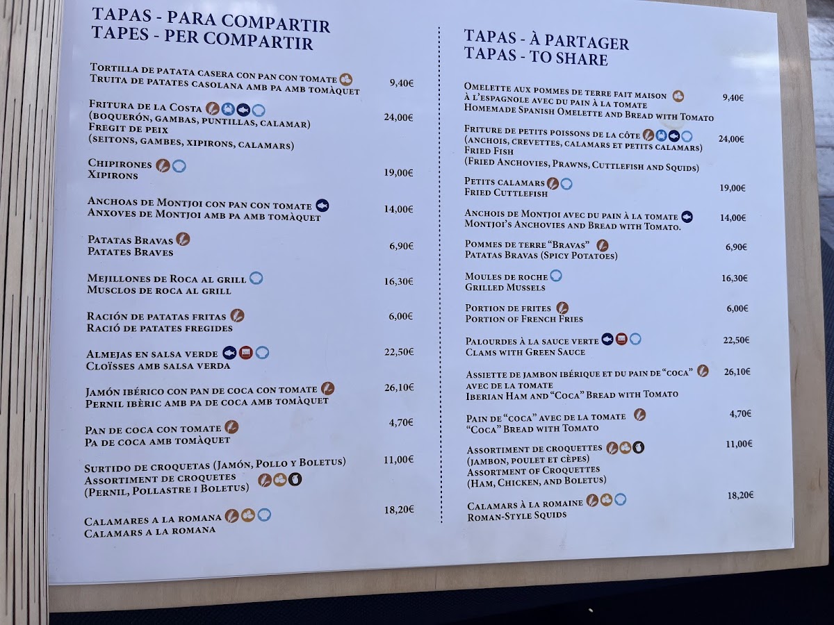 Menu Chiringuito Cala Montjoi-1