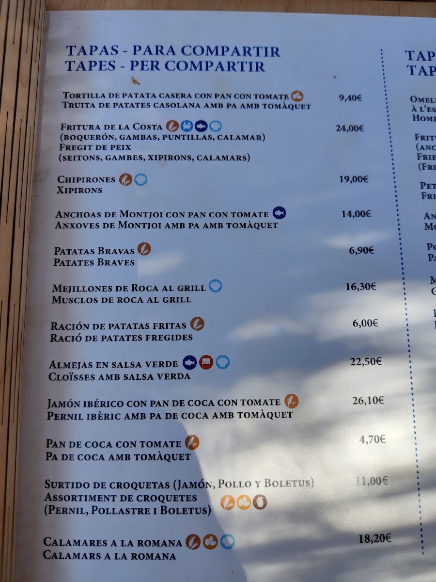 Menu Chiringuito Cala Montjoi-6