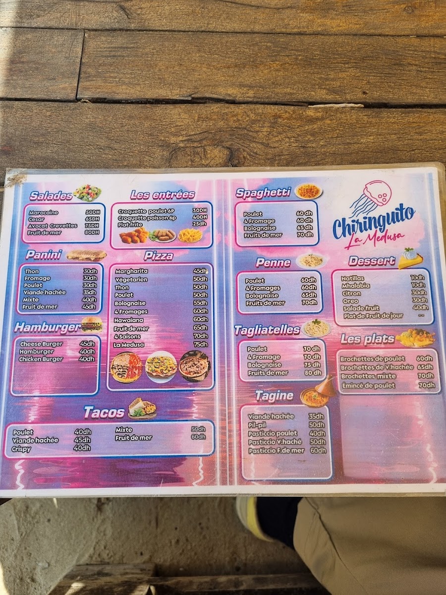 Menu Chiringuito El Cabo-1