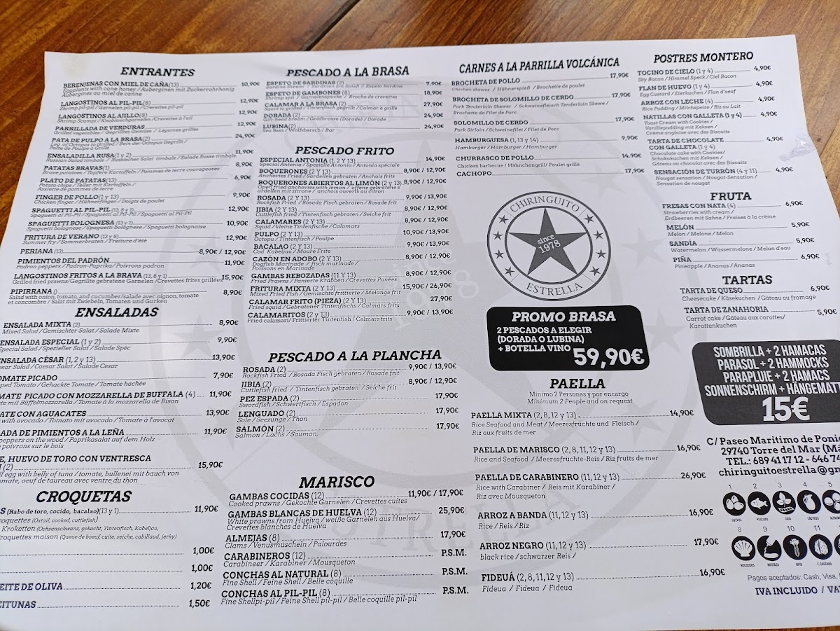 Menu Chiringuito Estrella-1