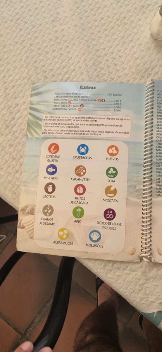 Menu Chiringuito Las Bahamas-10