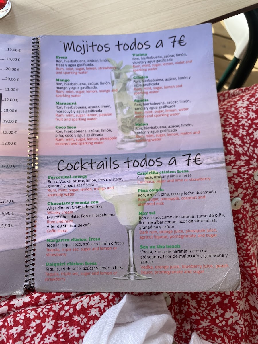 Menu Chiringuito Las Bahamas-9