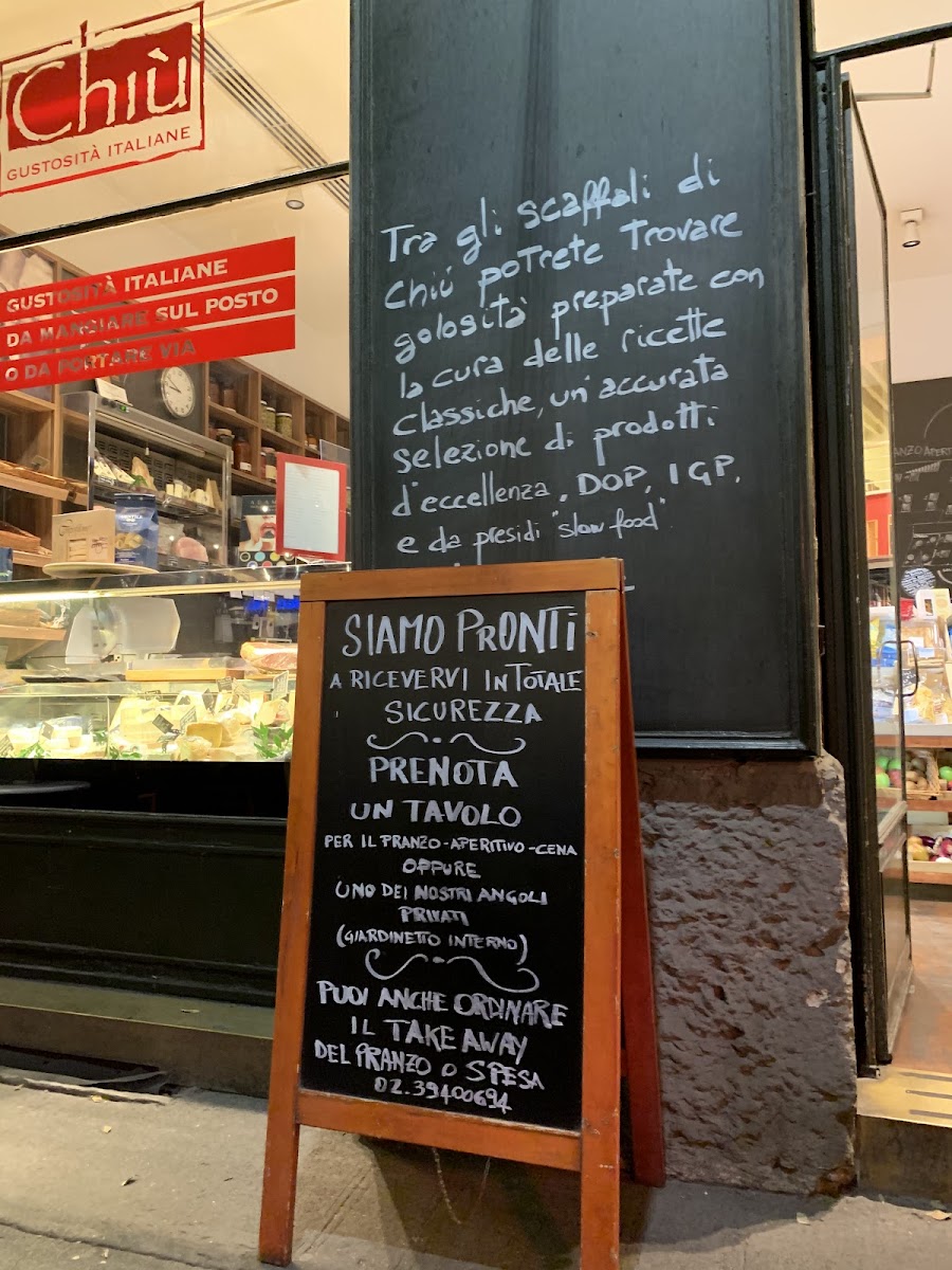 Menu Chiù Bistrot E Bottega-1