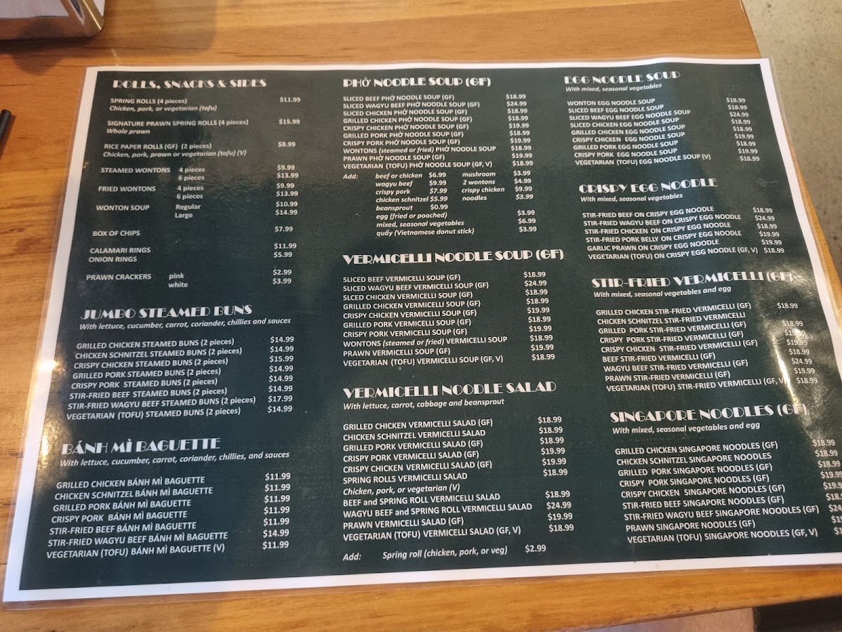 Menu Chloe’S Photastic-2