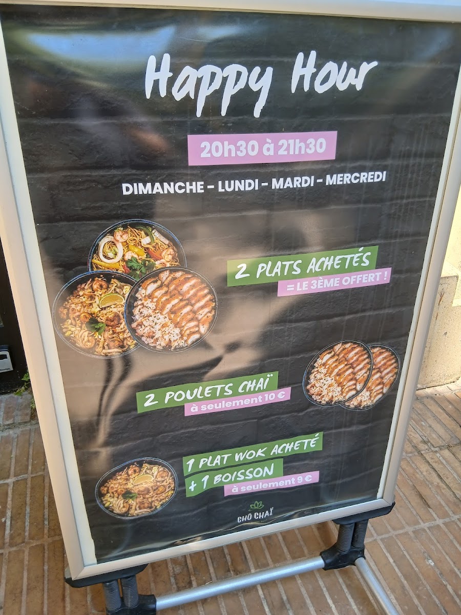 Menu Chô Chaï Montpellier Antigone - Thaï Street Food-5